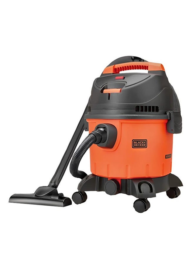 1200W 10 Liter Wet And Dry Heavy Duty Tank Drum Vacuum Cleaner 10 L 1200 W WDBD10-B5 Orange/Black