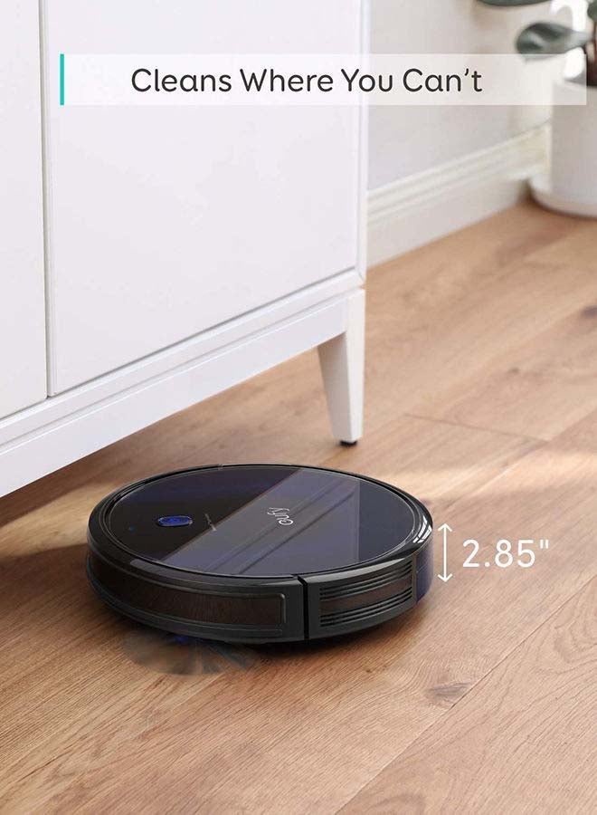 [BoostIQ] RoboVac 15C MAX, Wi-Fi Connected Robot Vacuum Cleaner, Super-Thin, 2000Pa Suction, Quiet, Self-Charging Robotic Vacuum Cleaner, Cleans Hard Floors to Medium-Pile Carpets 0.6 L 40 W T2128211 Black