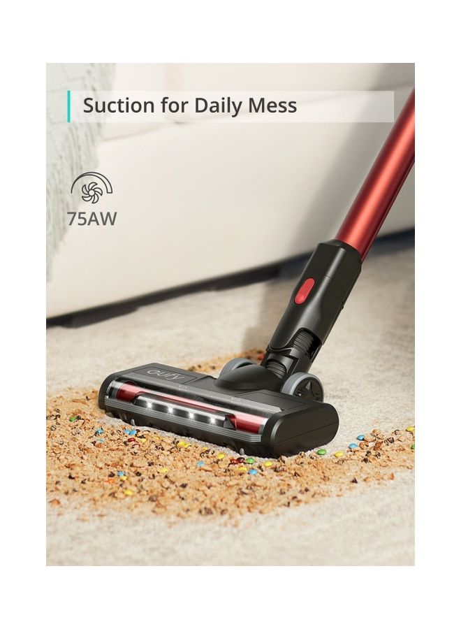 Home Cordless Stick Vacuum Cleaner 75AW 7.5 W T2503K91 Red