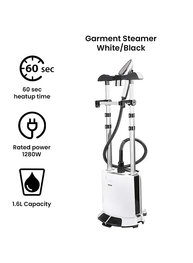 2-in-1 Steam Iron And Garment Steamer 1.6 L 2180.0 W GGS25030 White/Black