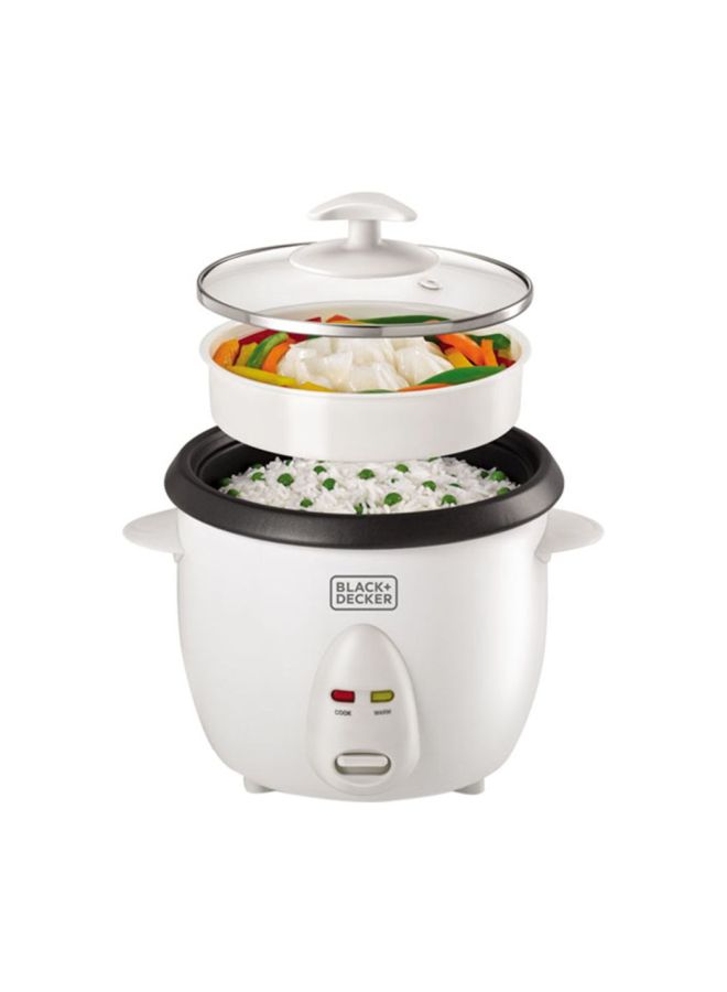 Non Stick Rice Cocker 1.0 L 400.0 W RC1050-B5 White/Black