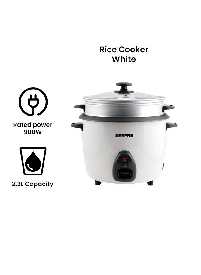 Electric Automatic Rice Cooker 2.2 L 900.0 W GRC4326 White