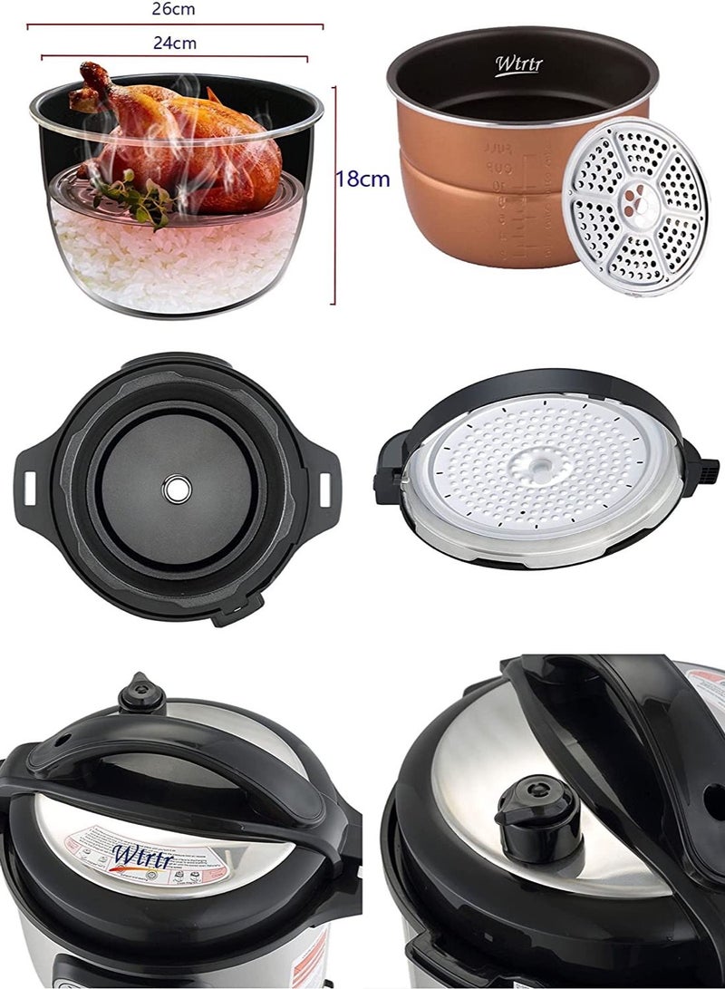 9 Liters Stainless Steel Multifunctional Electric Pressure Cooker WTR-9007