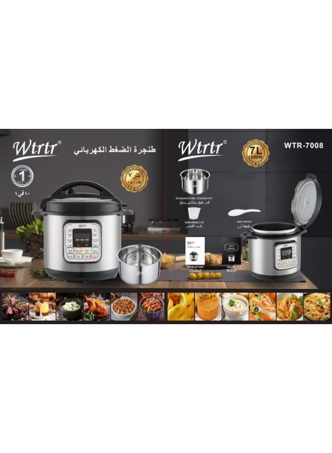 7L-7008 Multifunctional Stainless Steel Electric Pressure Cooker