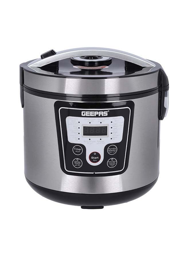 Digital Multi Cooker With 12 Multi Cooking Program Including LED Display Hard and Quality Non-Stick Inner Pot Digital control 1.8 L 700.0 W GMC35031 Silver/Black