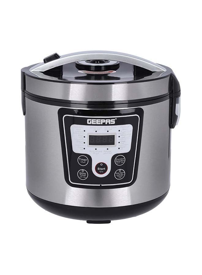 Digital Multi Cooker With 12 Multi Cooking Program Including LED Display Hard and Quality Non-Stick Inner Pot Digital control 1.8 L 700 W GMC35031 Silver/Black
