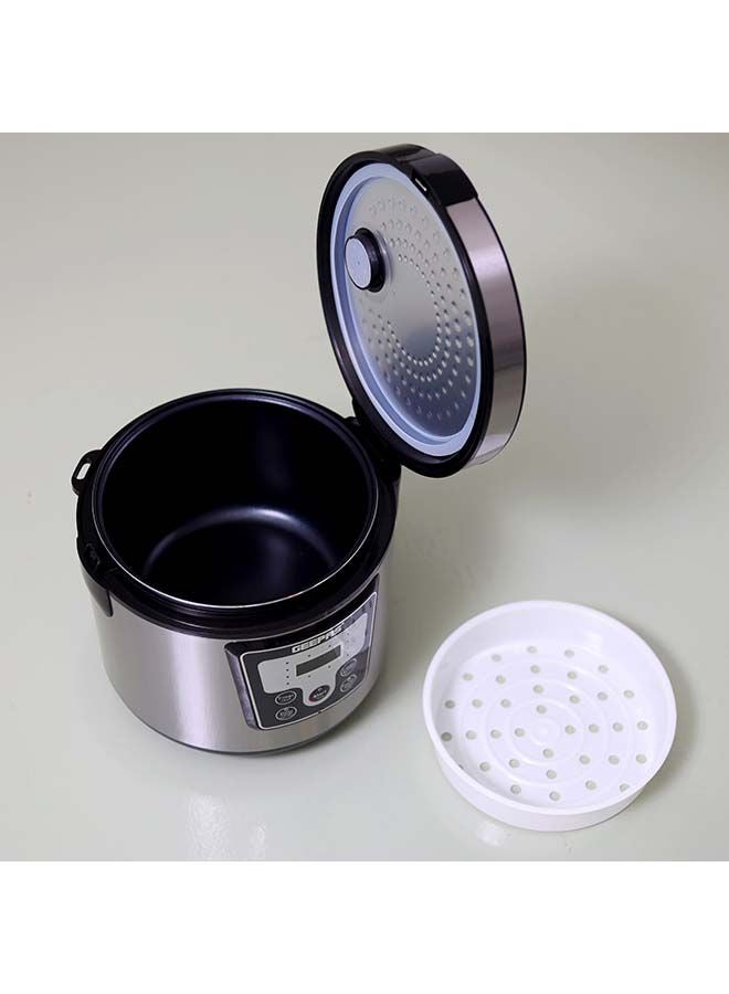 Digital Multi Cooker With 12 Multi Cooking Program Including LED Display Hard and Quality Non-Stick Inner Pot Digital control 1.8 L 700 W GMC35031 Silver/Black