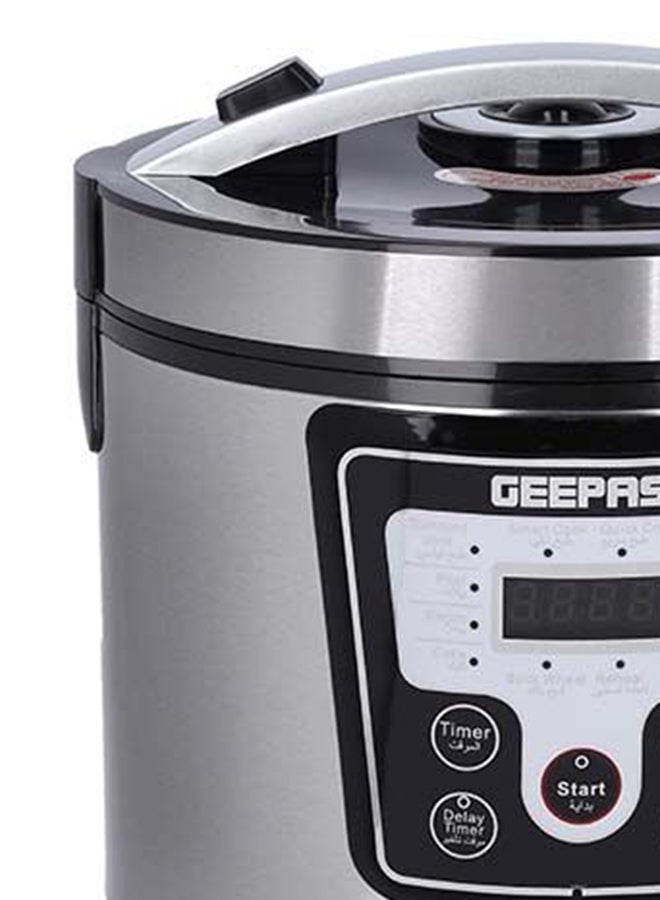Digital Multi Cooker With 12 Multi Cooking Program Including LED Display Hard and Quality Non-Stick Inner Pot Digital control 1.8 L 700 W GMC35031 Silver/Black