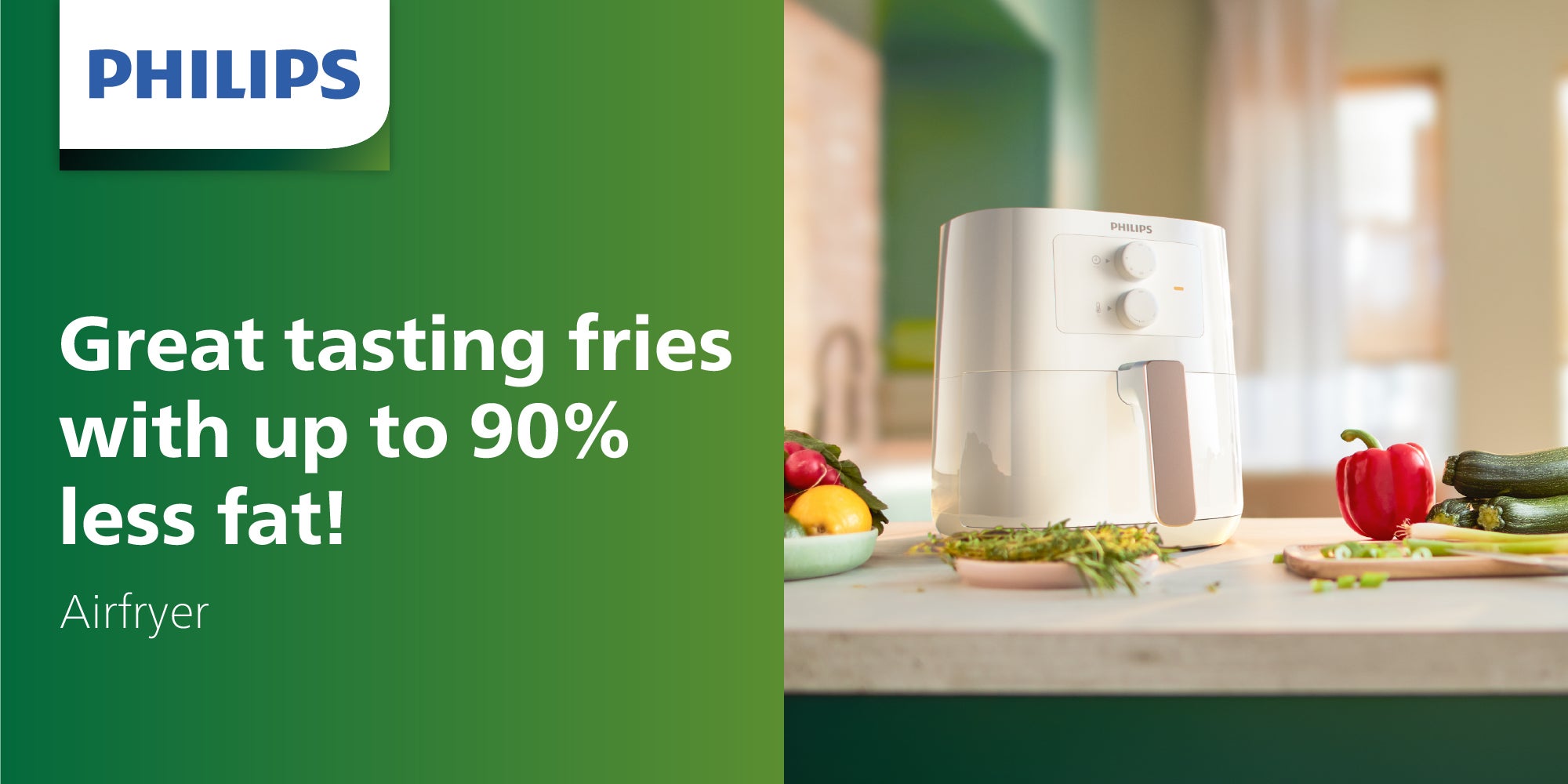 Air fryer Essential with Rapid Air Technology for Fry/Bake/Grill/Roast/Reheat 4.1 L 1400 W HD9200/20 / HD9200/21 / HD9200/11 White