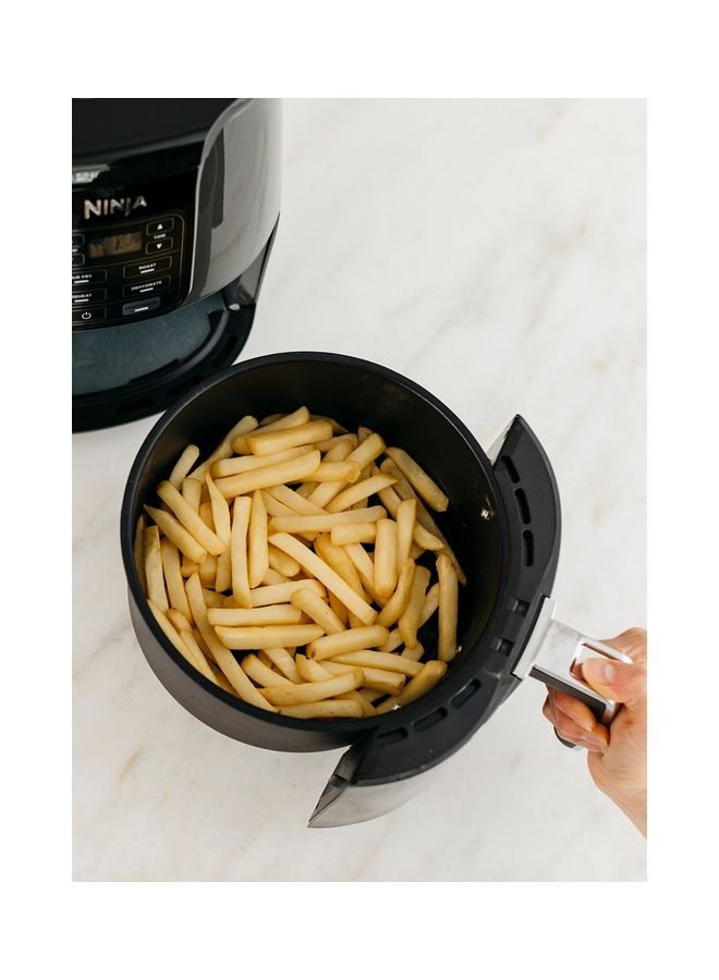 Air Fryer, 3.8L, 4-In-1, Uses No Oil, Air Fry, Roast, Reheat, Dehydrate, Non-Stick, Dishwasher Safe Basket, Cooks 2-4 Portions, Digital 3.8 L 1550 W AF100ME Grey & Black