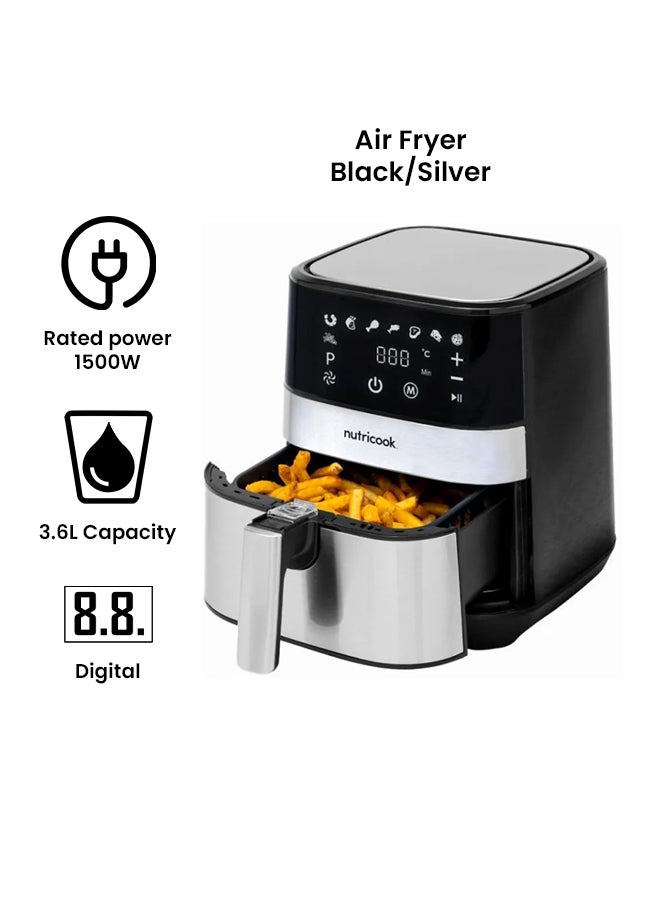 Air Fryer 3.6 L 1500 W Matrix_nutricook1500 Black/Silver