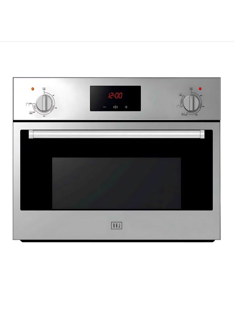 BOJ 45cm Built In Microwave Oven MOG 3460BX With Grill Digital Control And Knobs Door With Safety And Contact Switch 34 L Inner Capacity 3 Cooking Programs Made In Italy