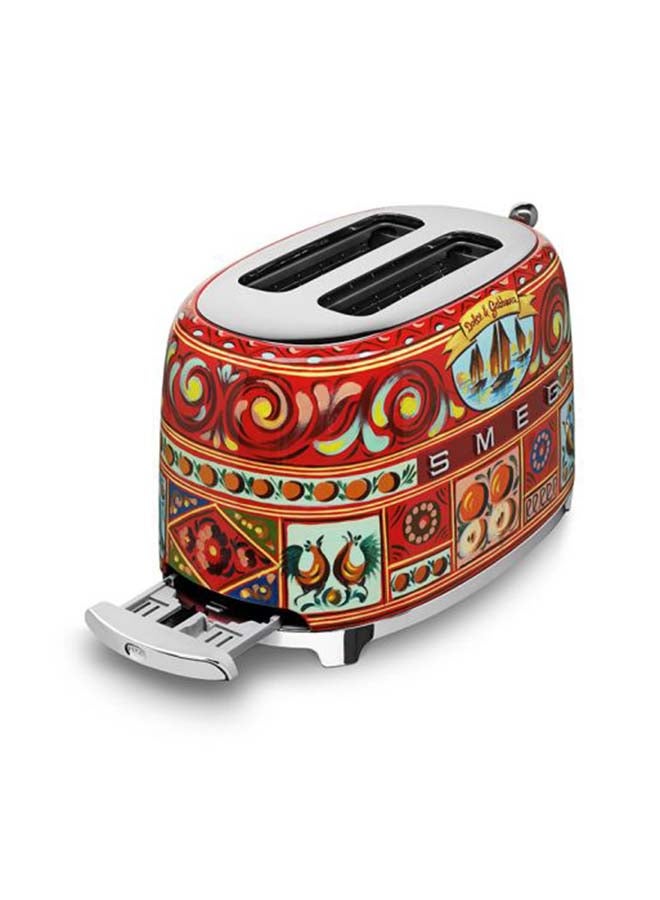 Dolce & Gabbana 2 Slice Toaster 950 W 950.0 W TSF01DGUK Multicolour