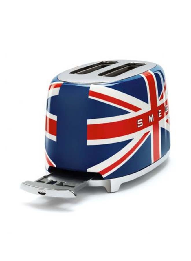 50's Retro Style Aesthetic 2 Slice Toaster 950 W 950.0 W TSF01UJUK Multicolour