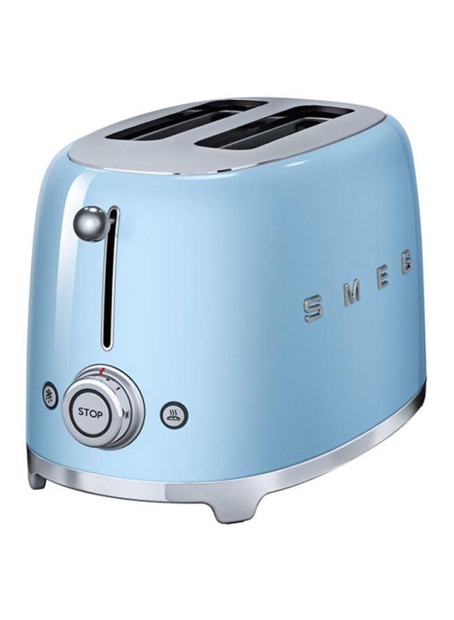 2-Slice Retro Toaster 1035.0 W TSF01PBUK Blue