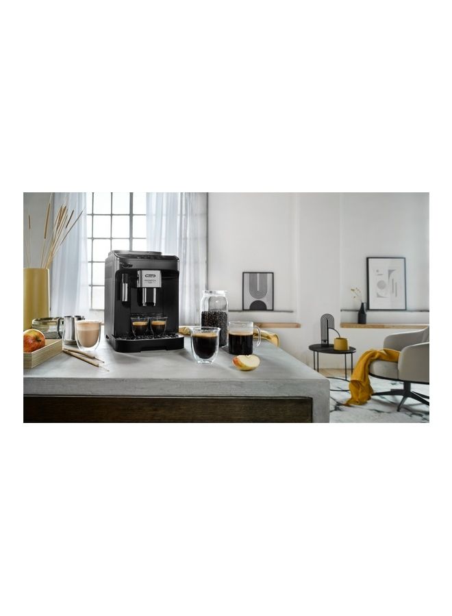 Magnifica Evo Fully Automatic Bean To Cup Coffee Machine With Built in Grinder, Espresso, Cappuccino, Latte Maker, Italian design, Best for Home & Office 1.8 L 1450 W ECAM290.21.B Black