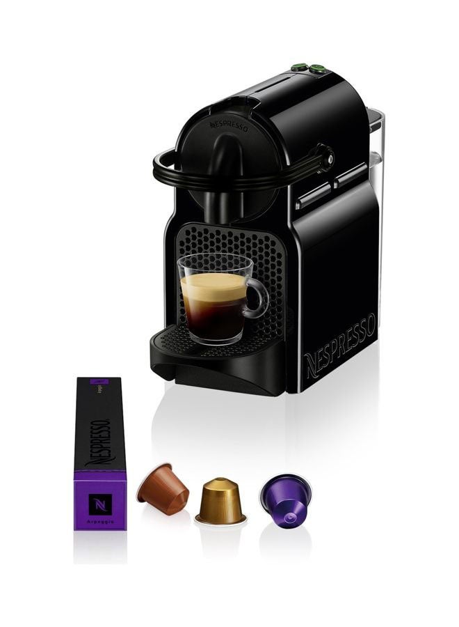 Nespresso Original Inissia Black, Coffee Machine 1000 ml 1260 W D40-ME-BK-NE4 Black