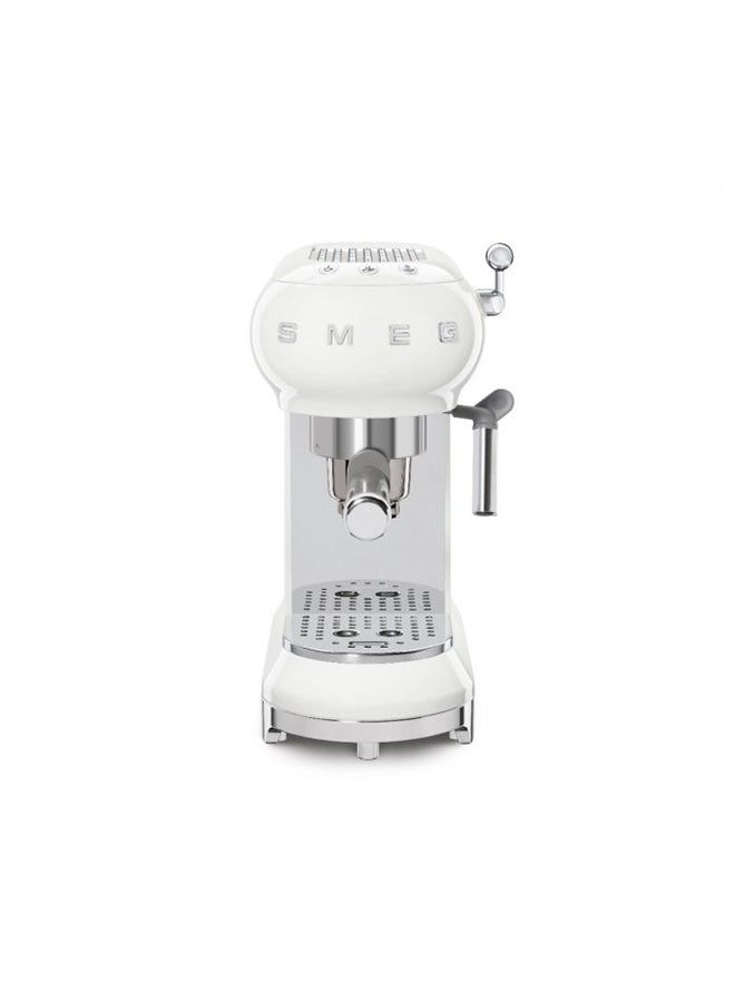 50's Retro Style Aesthetic Espresso Coffee Machine 0 L 1350 W ECF01WHUK/AU white