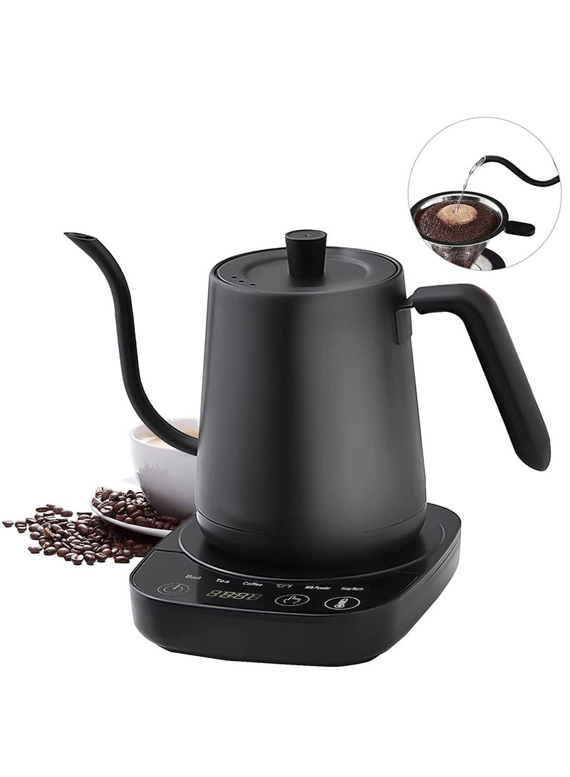 Gooseneck Electric Kettle Automatic Temperature Control Thermostatic Electric Kettle