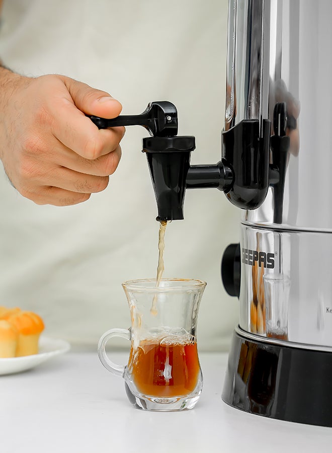 Stainless Steel Electric Kettle, 15L Tap Kettle | Hot Water Dispenser with Automatic Temperature Control | Indicator Lights | Perfect for Tea, Coffee, Soup 1.5 L 1650 W GK5219 Silver