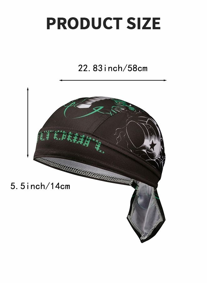 Skull Cap Cooling Sweat Wicking Helmet Cycling Hat Head Bandana Summer Caps,Sweat Wicking Beanie Cap,Helmet Liner,Outdoor Sports Cap