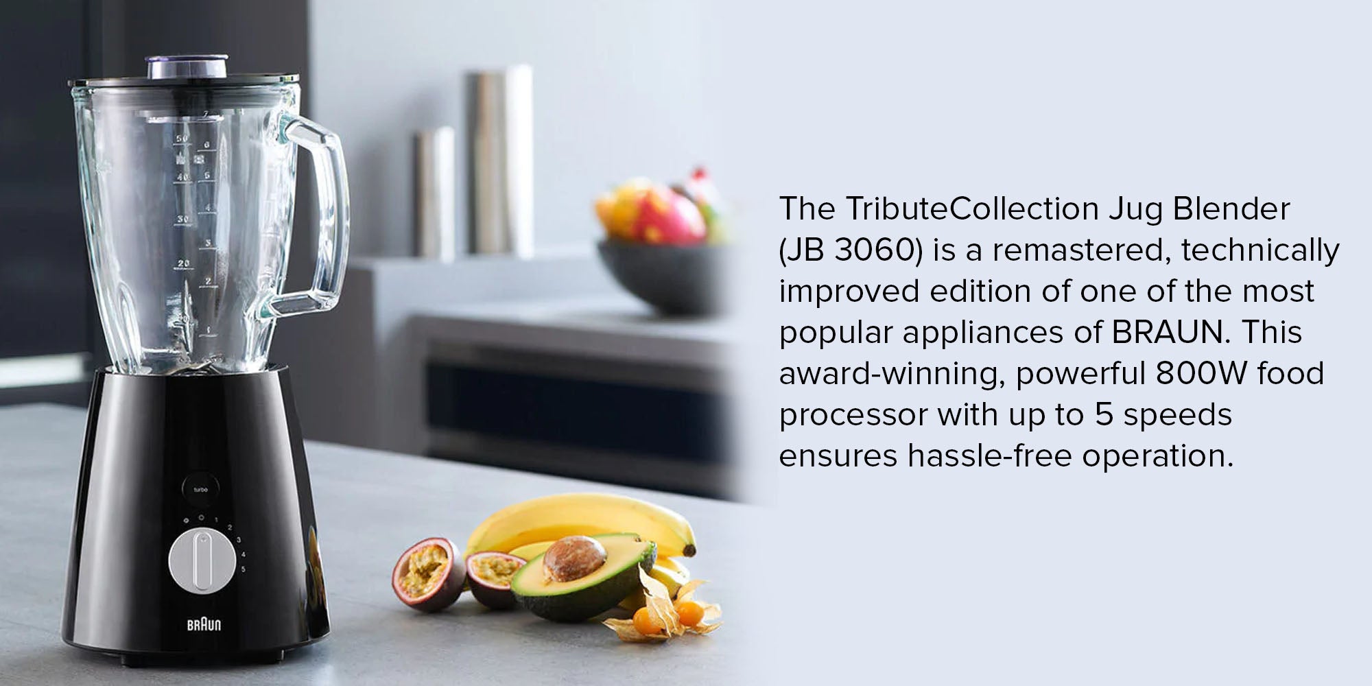 TributeCollection Bench Blender 800W 1.75 L 800.0 W JB 3060 Black