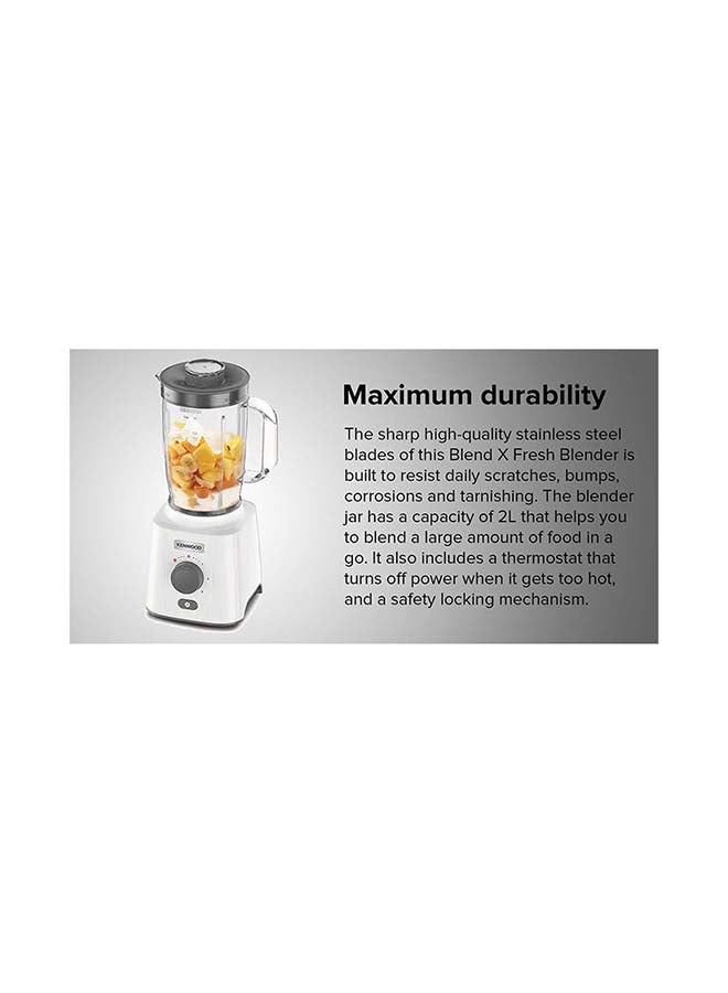 Blender, Grinder, Ice Crush Function, 1.5L extra Jar, Multi Mill, 2 L 650 W OWBLP41.H0WH White/Grey