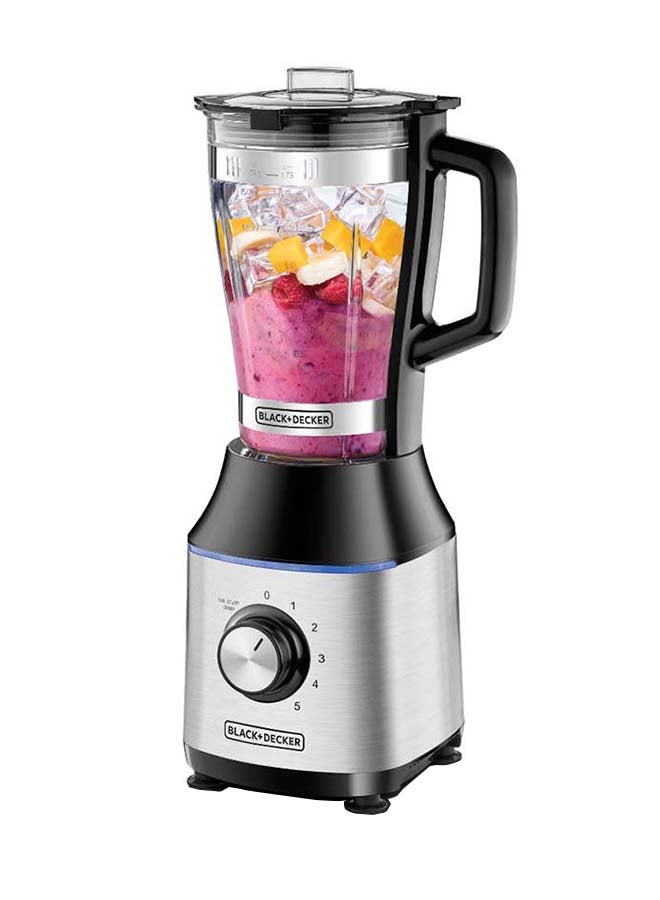 Blender And Smoothie Maker With Glass Jar 1.75 L 700 W BX650G-B5 Black/Silver