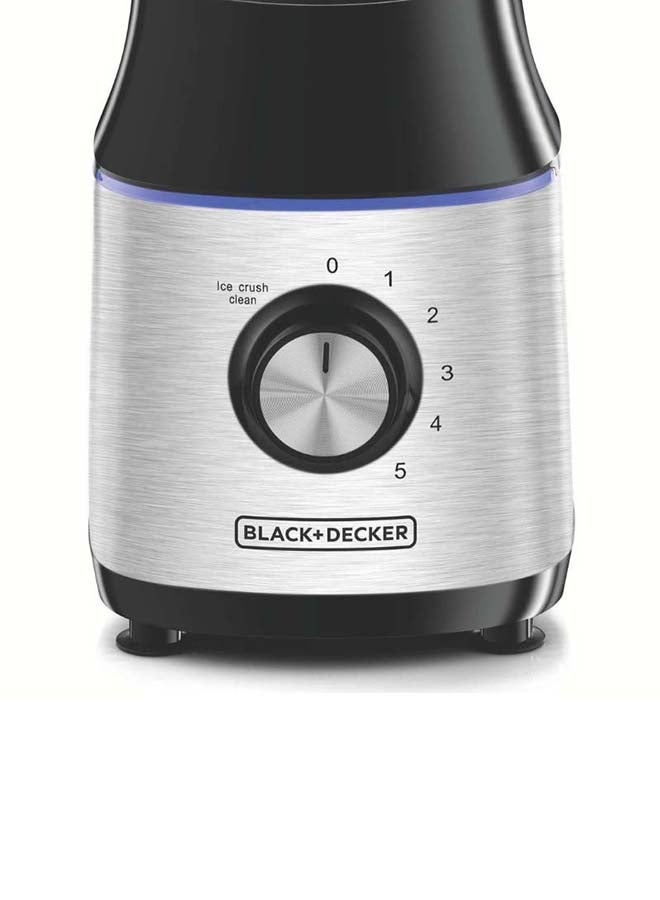 Blender And Smoothie Maker With Glass Jar 1.75 L 700 W BX650G-B5 Black/Silver