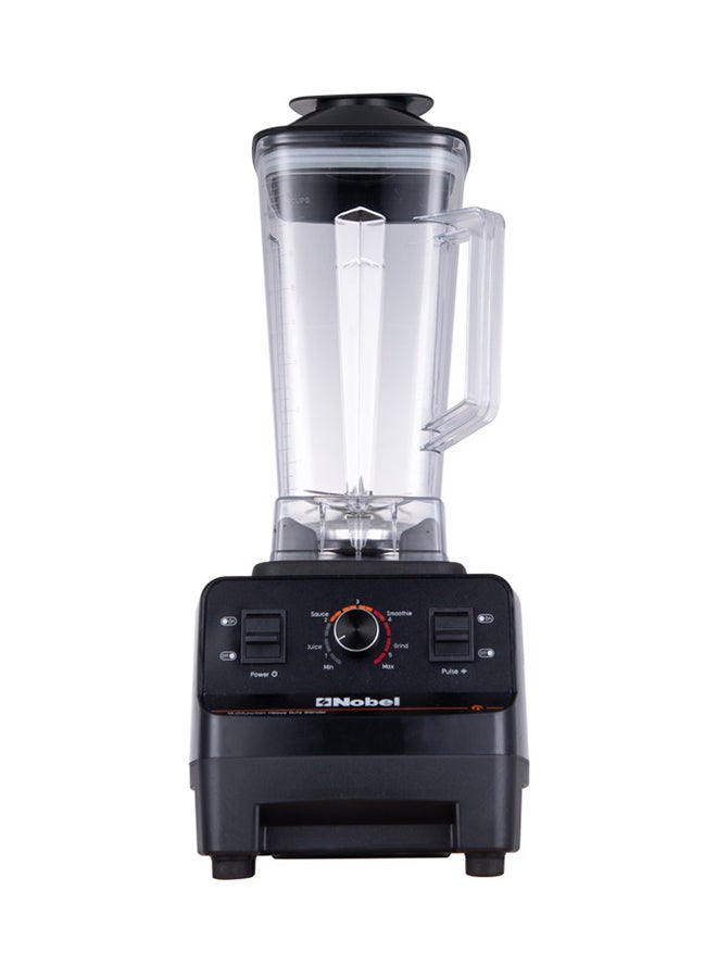 Commercial Blender with 2 Litre Unbreakable Jar, Stepless Speed Control & 6pcs Ice Crushing Cutting Blades with Over Heat Protection 2 L 1350 W NB550COM Black