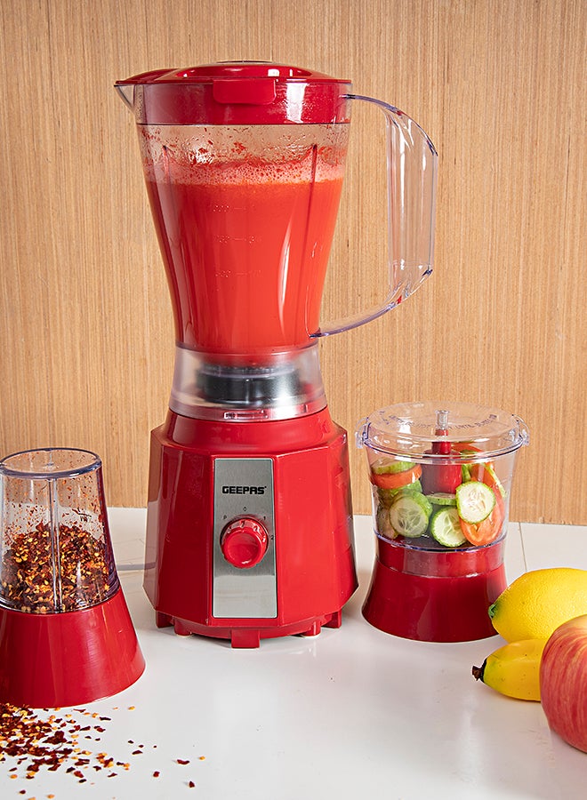 3-In-1 Blender 400 W GSB9891 Red/Clear