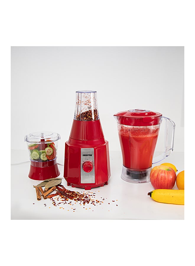 3-In-1 Blender 400 W GSB9891 Red/Clear