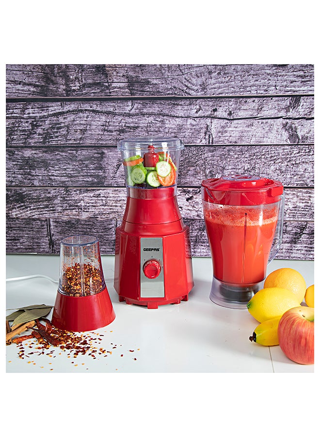 3-In-1 Blender 400 W GSB9891 Red/Clear