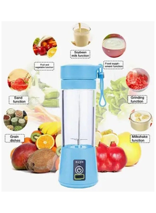 Rechargeable Mini Electric Blender 300 ml 36 W QQAG401G Blue/Clear