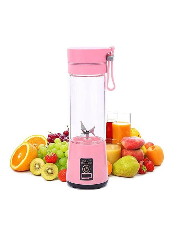 Personal Usb Electric Juicer Cup ,Portable Juicer Blender ,Household Fruit Mixer - Six Blades In 3D,Rechargeable Fruit Mixing Machine For Baby Travel RX-0951B-73 Pink