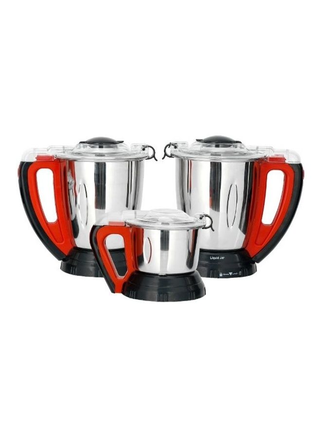 3-In-1 Mixer Grinder And Blending Jar 1.5 L 750.0 W GSB44040 Red/Black