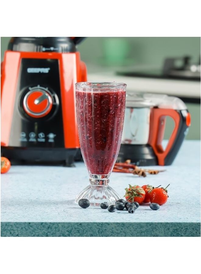 3-In-1 Mixer Grinder And Blending Jar 1.5 L 750.0 W GSB44040 Red/Black