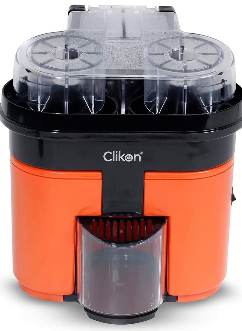 Clikon - Juice Extractor, Citrus Orange & Black Clear