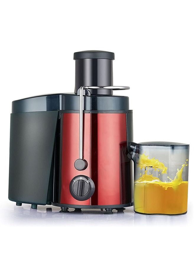 Stainless Steel Slow Chew Juice Extractor with Cold Press Silent Motor High Juice Yield for Fruit Vegetable Baby Food and Smoothies Easy to Clean (Color : Red)