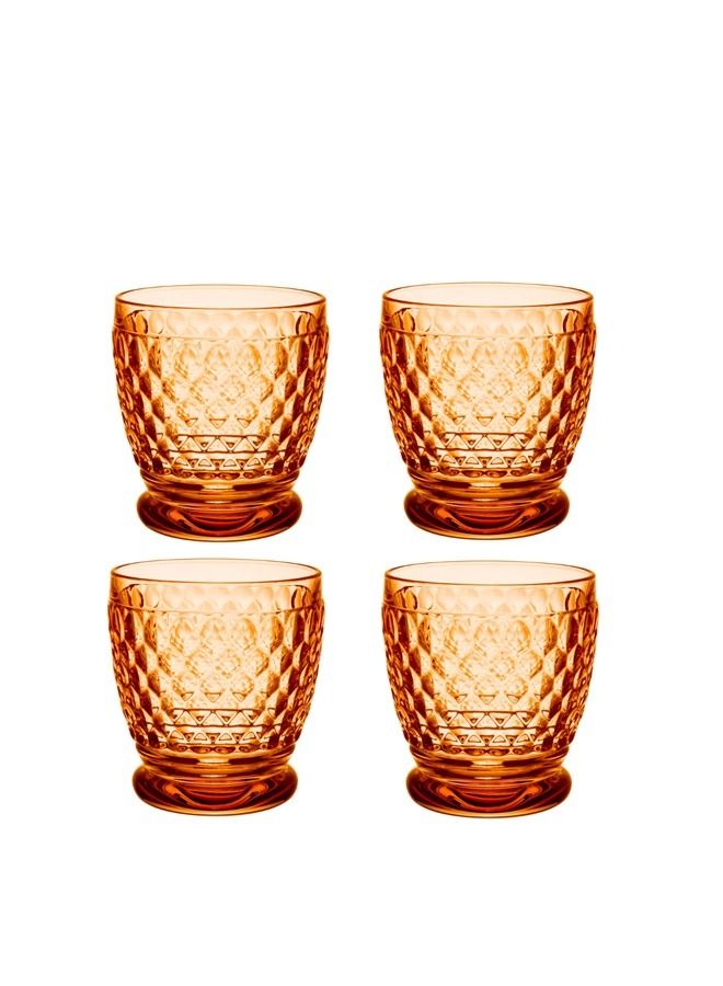 4 Piece Boston Apricot Tumbler sets