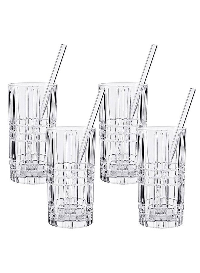 4-Piece Square Juice Glass