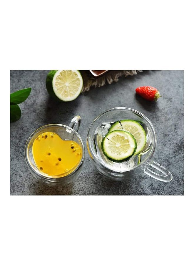 Double Wall Glasses Cup multicolour 230mm