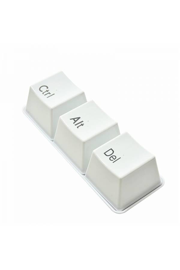 3Pcs Ctrl ALT DEL Keyboard Coffee Tea Mug Cup Set with a Cup Tray