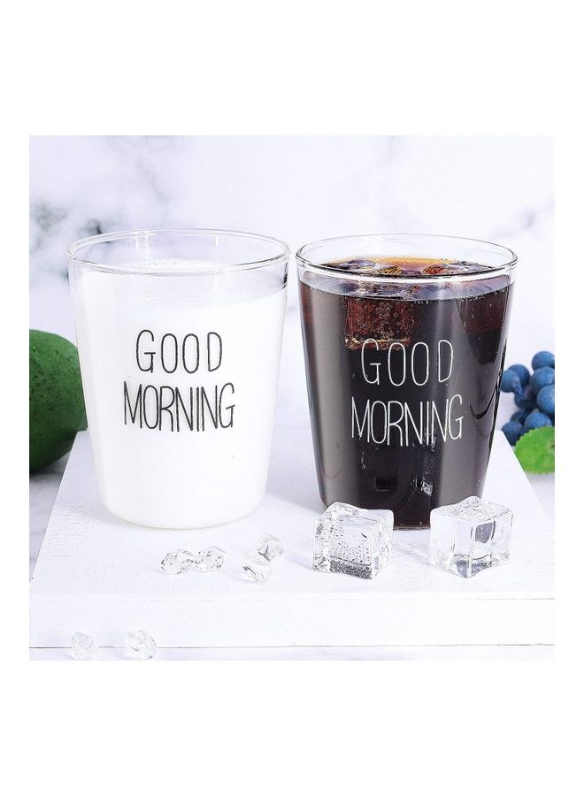 Set of 2 Dishwasher Safe Glass multicolour 400mm
