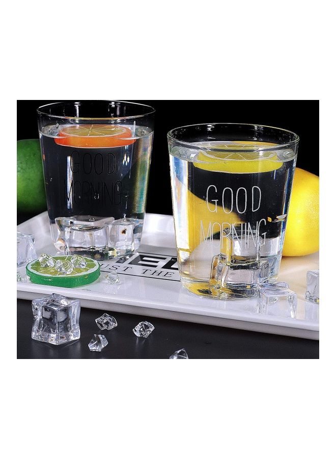 Set of 2 Dishwasher Safe Glass multicolour 400mm