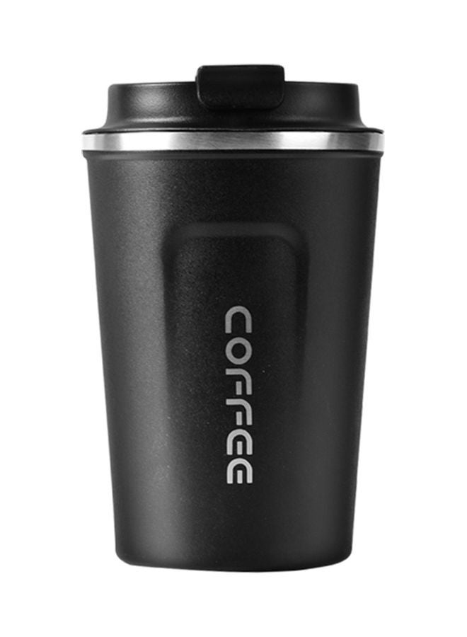 Stainless Steel Insulated Thermal Coffee Cup Black 15x7.50x9.40cm
