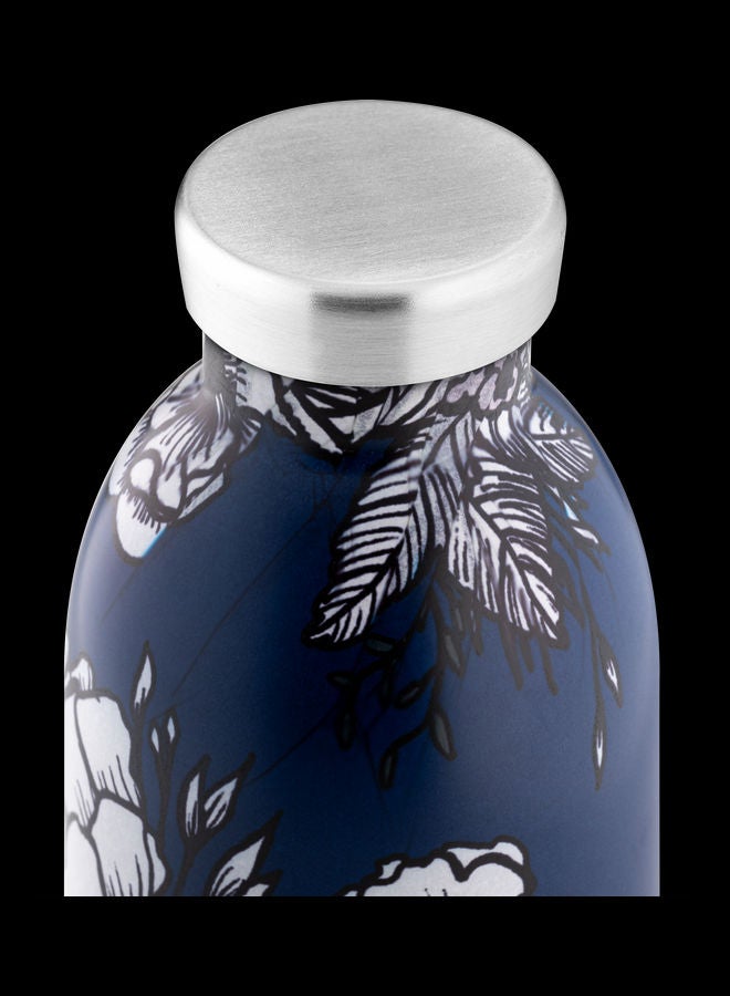 Silent Purity Clima Double Walled Insulated Stainless Steel Water Bottle Blue 7.3 x 20.5cm