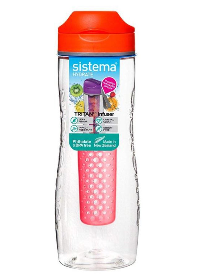 Sistema 600Ml Tritan Quick Flip Bottle Blue