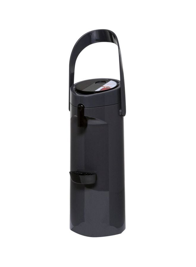 Ponza Pump Vacuum Flask Black