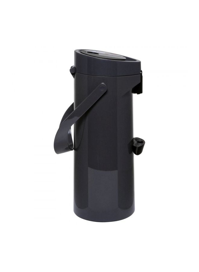 Ponza Pump Vacuum Flask Black